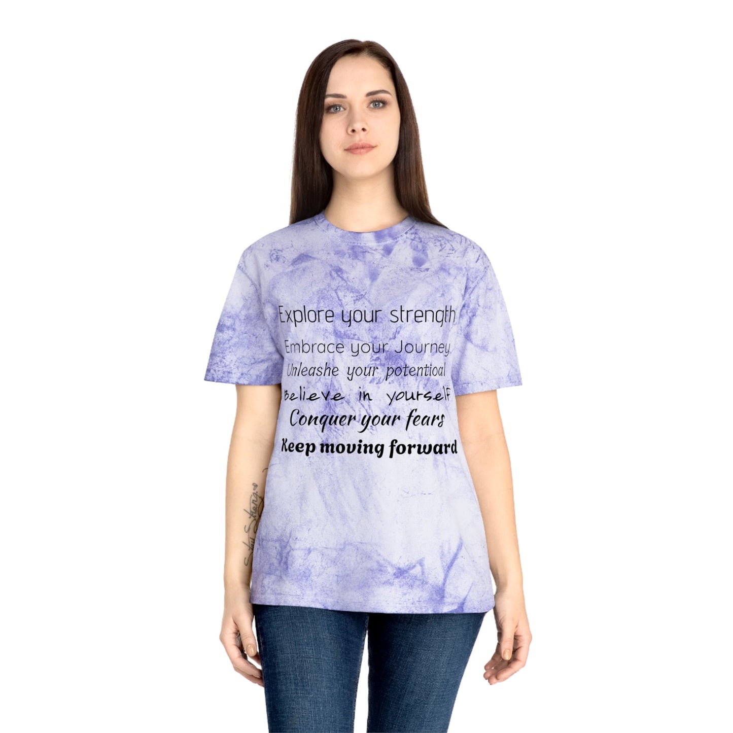 Motivational Quote Tee Bright Tie Dye | Inspirational T-Shirt - Quotes To Heal By
