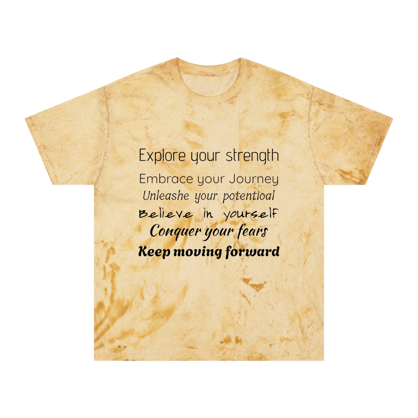 Motivational Quote Tee Bright Tie Dye | Inspirational T-Shirt - Quotes To Heal By
