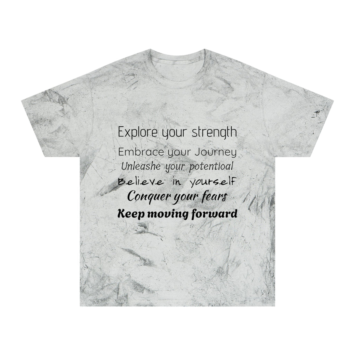 Motivational Quote Tee Bright Tie Dye | Inspirational T-Shirt - Quotes To Heal By