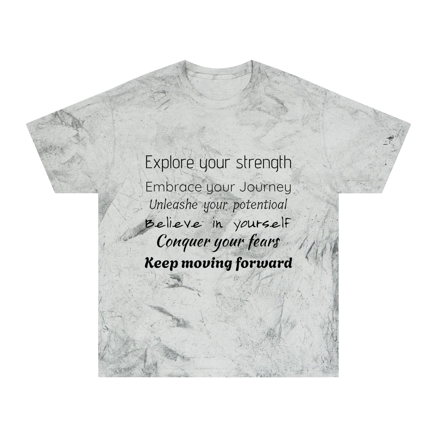 Motivational Quote Tee Bright Tie Dye | Inspirational T-Shirt - Quotes To Heal By
