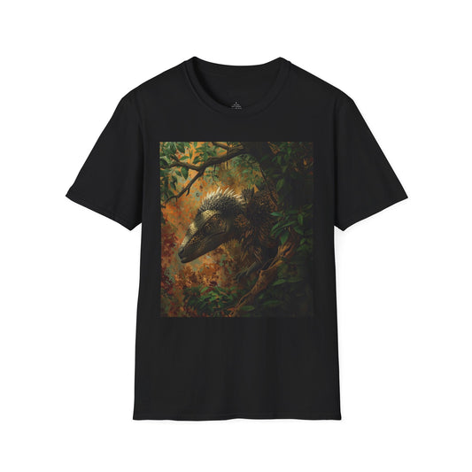 Yutyrannus Portrait T-Shirt — Dinosaur Animal Art Tee - Quotes To Heal By